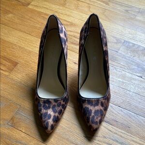 Nine West Brown Stiletto Heels Leopard Print